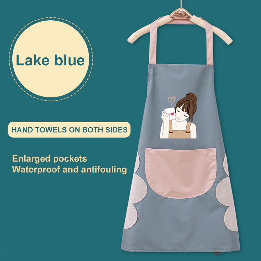 Korea Creative Hand Towel Waterproof Apron